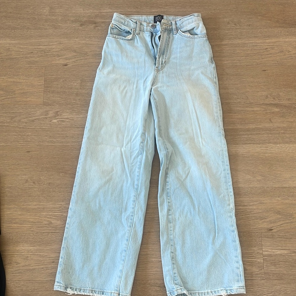 Urban Outfitters High and Wide Light Wash Jeans